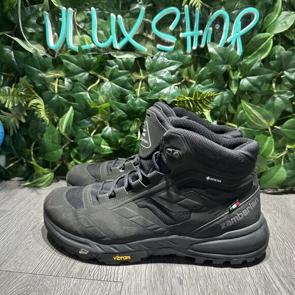 Zamberlan 219 Anabasis GTX Mid Hiking Boots Gore-Tex Black Size 10 Made In Italy main image 4